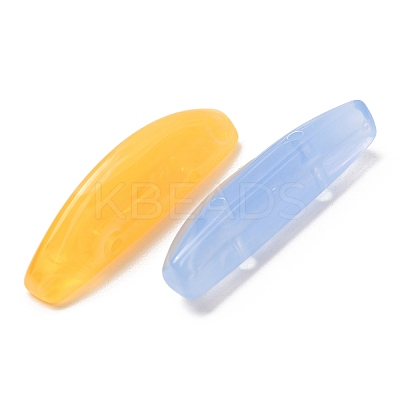 Two-Tone Imitation Gemstone Acrylic Beads AC-CBA7B05-01-1