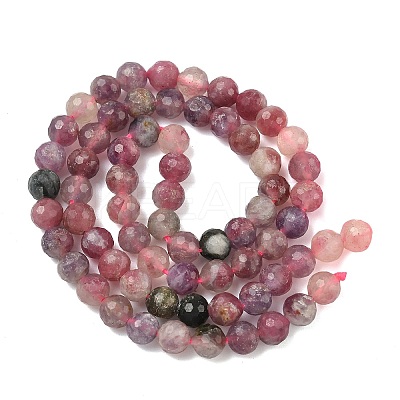 Natural Plum Blossom Tourmaline Beads Strands G-G927-22A-01-1