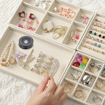 Alloy Loose Diamnond Gemstone Display Boxes CON-WH0092-88A-B-1