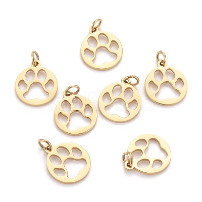 Ion Plating(IP) 304 Stainless Steel Pet Charms STAS-I164-049G-1
