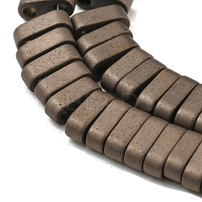 Electroplated Non-magnetic Synthetic Hematite Beads Strands G-C106-B01-09A-1