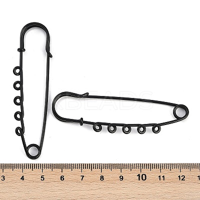 Ion Plating(IP) 304 Stainless Steel Safety Pins Brooch Findings STAS-K252-05C-EB-1