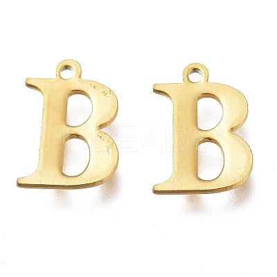 PVD Vacuum Plating  304 Stainless Steel Charms STAS-H112-B-G-1
