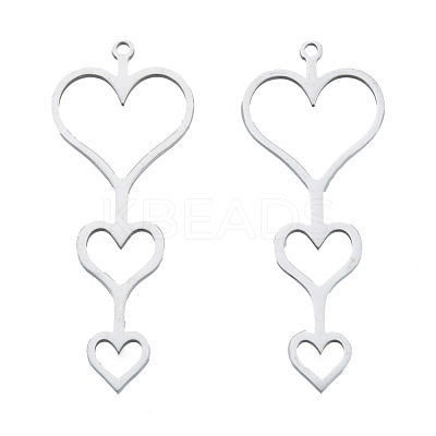 Non-Tarnish 201 Stainless Steel Pendants STAS-N090-LA967-1-1