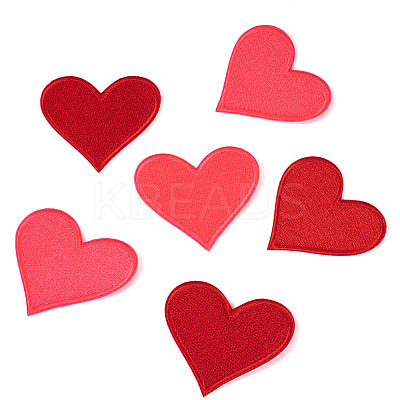 8Pcs 2 Colors Polyester Iron on Sew On Patches PATC-TA0001-34B-1