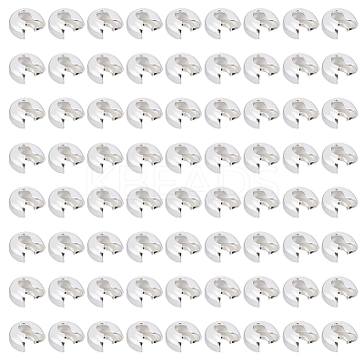 500Pcs Iron Crimp Beads Covers IFIN-ME0001-23A-1