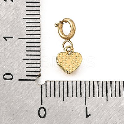 Heart 304 Stainless Steel Pendant Decorations STAS-H202-12G-02-1