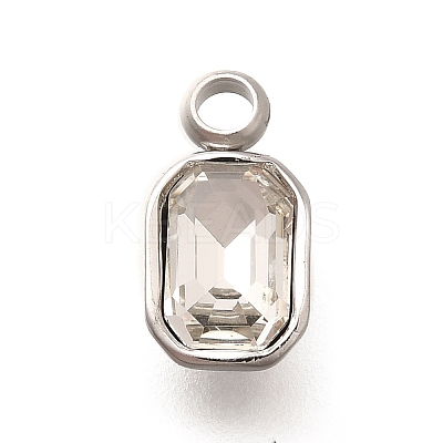 304 Stainless Steel Pendants STAS-Q346-03P-10-1
