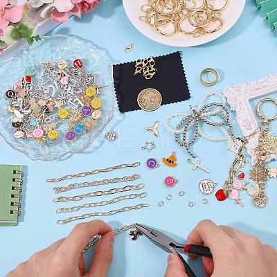 DIY Keychain Kit DIY-WH0349-587B-1