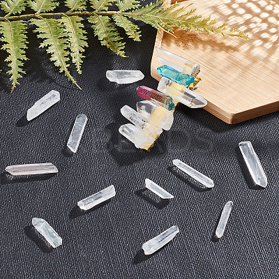 150g Natural Quartz Crystal Beads G-AR0004-39-1