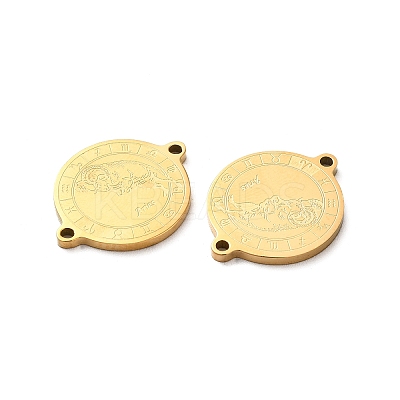 Ion Plating(IP) 304 Stainless Steel Connector Charms STAS-C074-11G-09-1