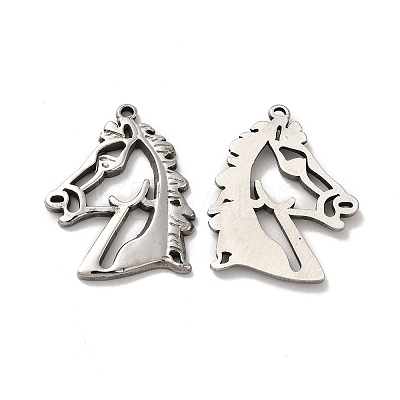 Non-Tarnish 304 Stainless Steel Pendants STAS-Q001-32P-1