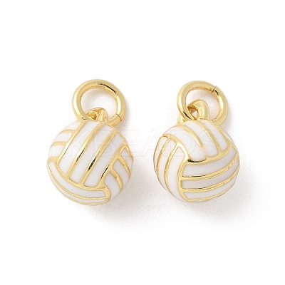 Brass Enamel Pendants KK-P294-38G-02-1