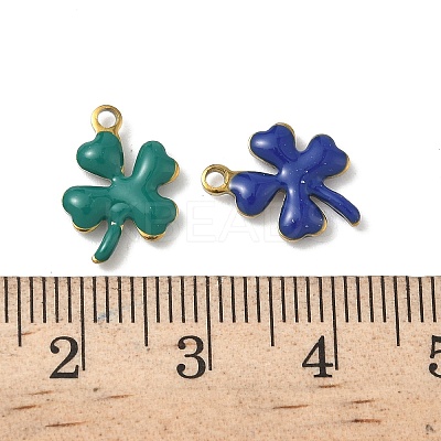 201 Stainless Steel Enamel Charms X-STAS-C138-01G-1