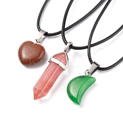 DIY Gemstone Necklace Making Kit DIY-FS0003-59-1