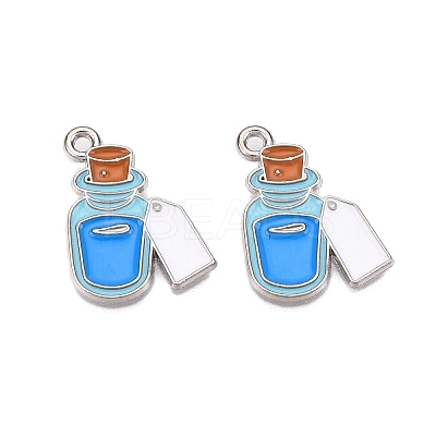 Halloween Theme Alloy Enamel Pendants ENAM-T020-08J-1