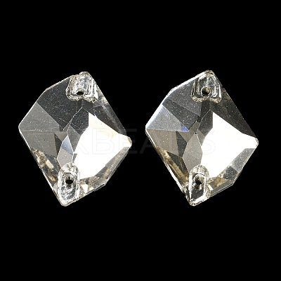 Glass Connector Charms GLAA-A006-11B-1