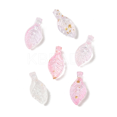 Transparent Acrylic and Gold Foil Pendants AC-CBAF9C1-04A-04-1