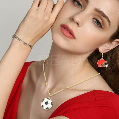 8Pcs 8 Styles Alloy Enamel Pendants ENAM-YW0004-26-1