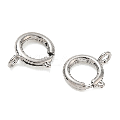 Brass Spring Ring Clasps KK-CBA1AE8-05D-P-1