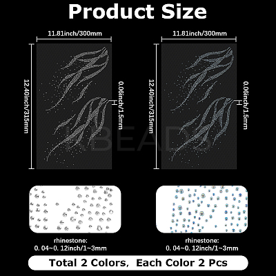 Glass Hotfix Rhinestone DIY-CY0001-01G-1