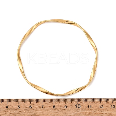 3Pcs 3 Colors 304 Stainless Steel Twisted Bangles Sets for Women BJEW-L610-27M-1