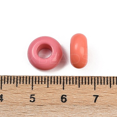 Opaque Acrylic Beads OACR-A040-11-1