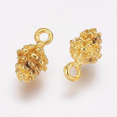 Tibetan Style Alloy Pendants TIBEP-ZA10-0909Y-G-FF-1