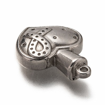 Non-Tarnish 304 Stainless Steel Pendants STAS-H126-01AS-1