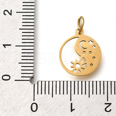 304 Stainless Steel Charms STAS-Z119-19G-1