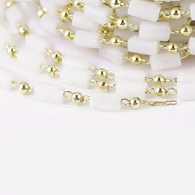 Handmade Glass Beaded Chains CHC-F008-B02-1