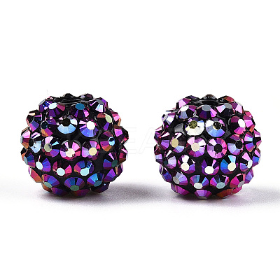 AB-Color Resin Rhinestone Beads RESI-S315-14x16-03-1