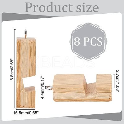 Wood Mobile Phone Holders AJEW-WH0312-70-1