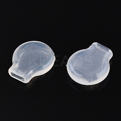 Comfort Silicone Clip on Earring Pads X-SIL-T003-03-1