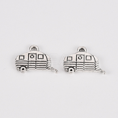 Tibetan Style Alloy Charms TIBE-N010-57AS-RS-1