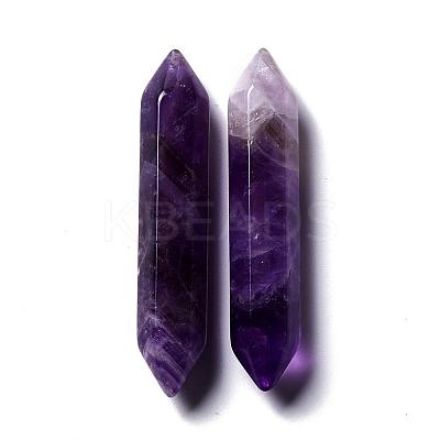 Natural Amethyst No Hole Healing Stones G-G760-J08-1