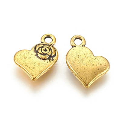 Tibetan Style Alloy Charms Pendants TIBEP-A124433-AG-LF-1