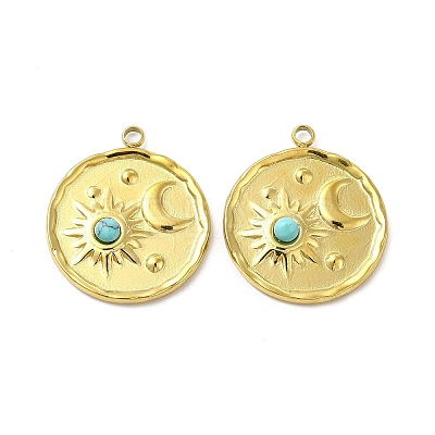 Natural Turquoise Pendants STAS-J401-VC604-1