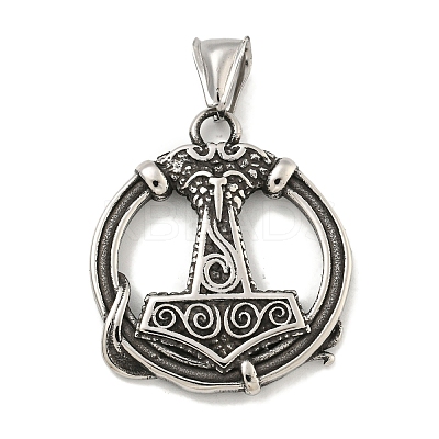 316 Surgical Stainless Steel Pendants STAS-E212-65AS-1