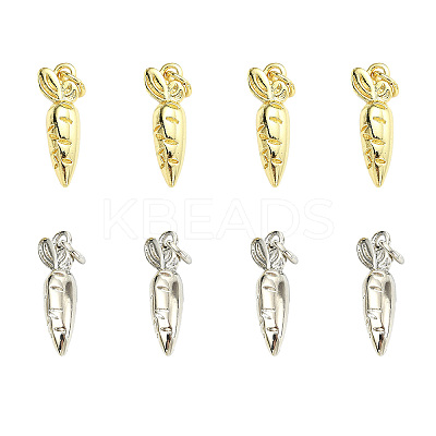 12Pcs 2 Colors Brass Pendants KK-CJ0003-78-1