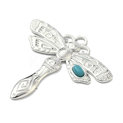 Dyed Synthetic Turquoise Pendants LS-STAS-G374-05S-06-1
