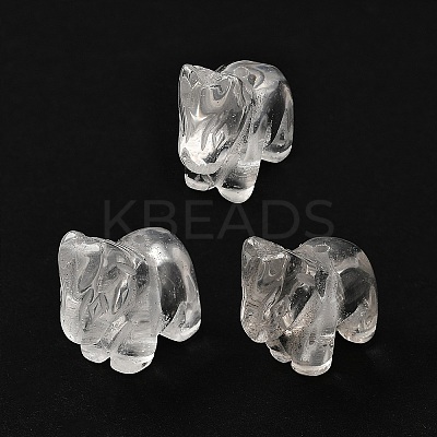 Chinese Zodiac Natural Quartz Crystal Carved Beads G-D300-01F-1