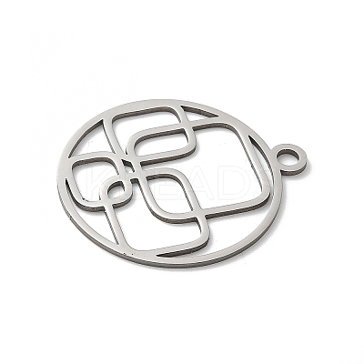 201 Stainless Steel Pendants STAS-S155-06P-1