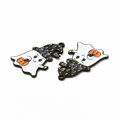 Rack Plating Alloy Enamel Pendants LS-FIND-G054-14EB-02-1