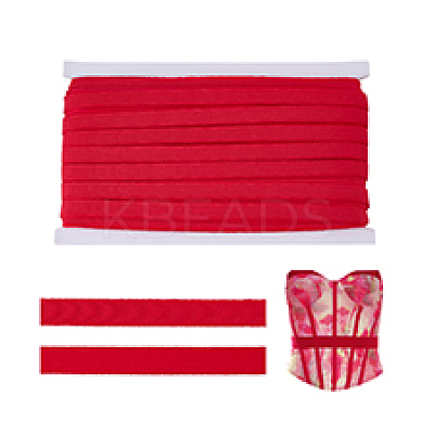 Solid-colored Hollow Out Polycotton Ribbons OCOR-WH0101-234A-1