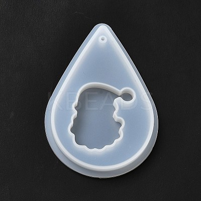 DIY Christmas Santa Claus Pendant Silicone Statue Molds LS-DIY-G056-A04-1