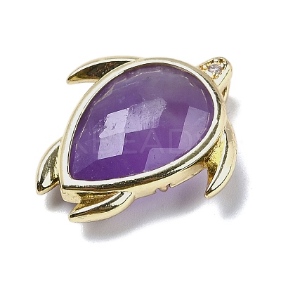 Natural Amethyst Pendants G-U019-02G-07-1
