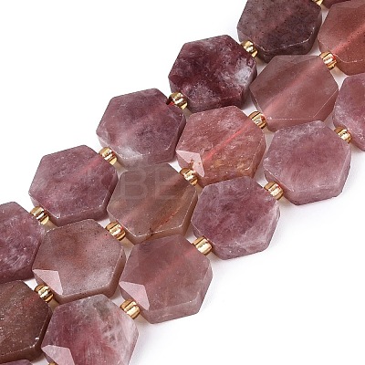 Natural Red Hematoid Quartz Beads Strands G-N368-01A-12-1