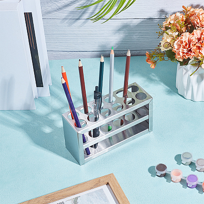 Stainless Steel Test Tube Display Rack AJEW-WH0248-726B-1