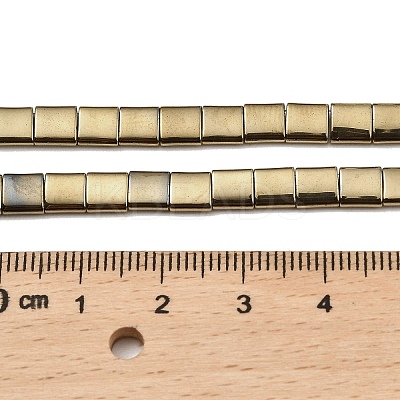 Electroplated Non-magnetic Synthetic Hematite Beads Strands G-G089-B02-03-1